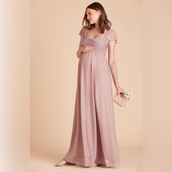 Birdy Grey Maria Dress in Mauve - Picture 6 of 7